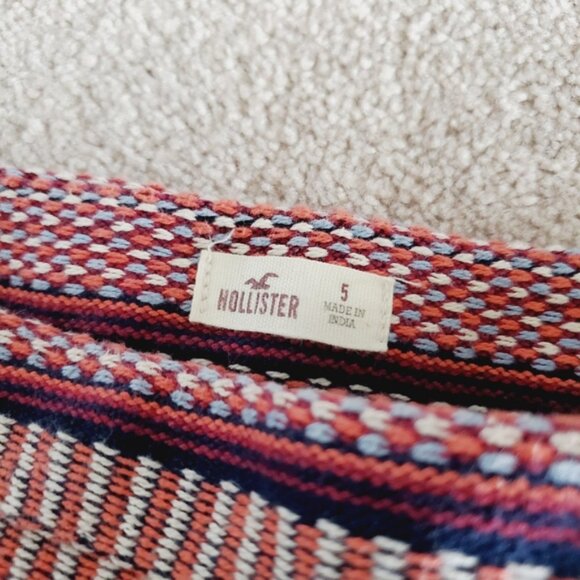 Hollister Boho Festival aztec Southwestern Country Y2K Mini Skirt S - Picture 4 of 7